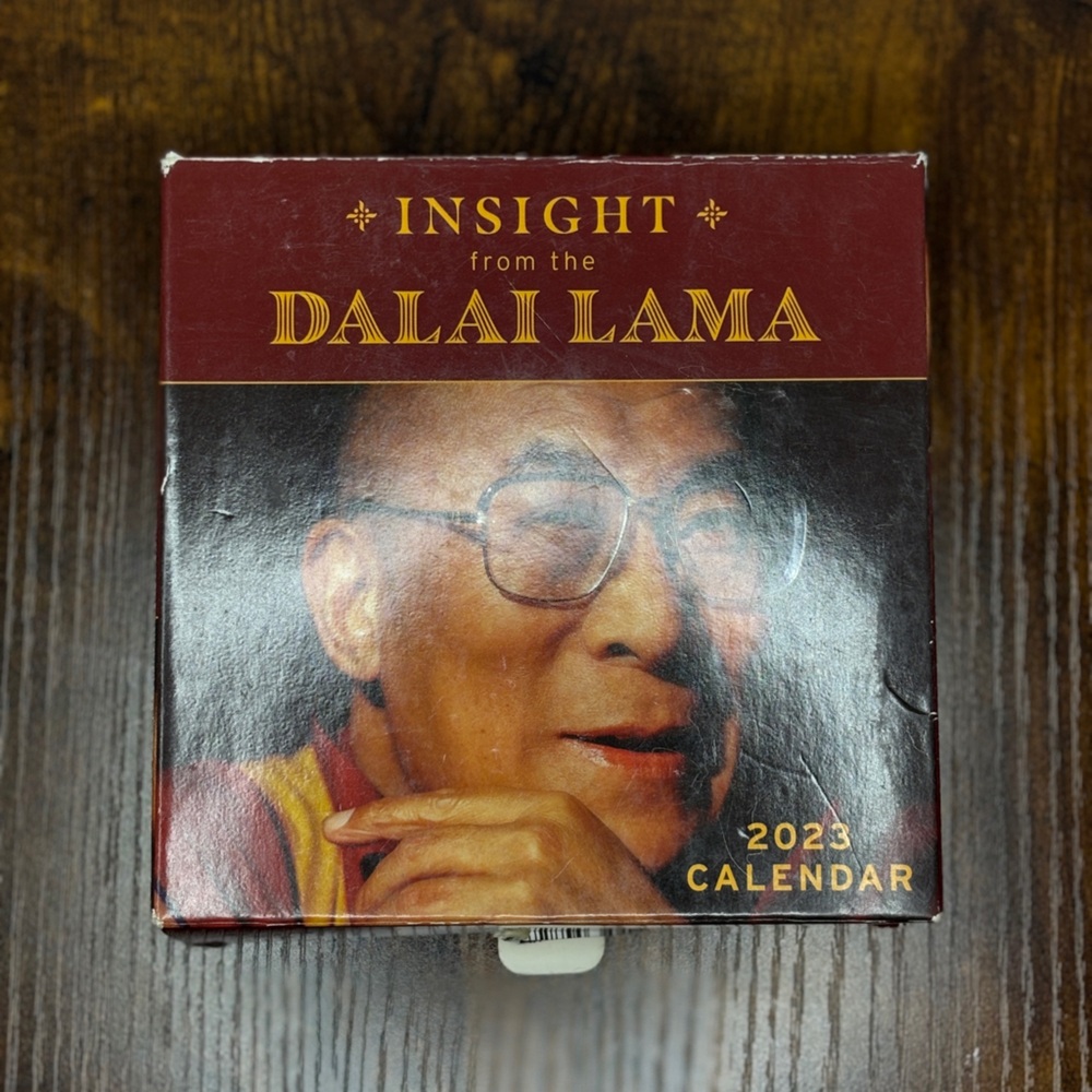 Red and Gold Insight Calendar for Office
